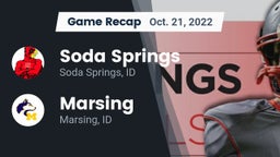 Recap: Soda Springs  vs. Marsing  2022