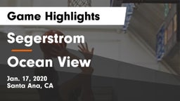 Segerstrom  vs Ocean View  Game Highlights - Jan. 17, 2020