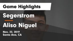 Segerstrom  vs Aliso Niguel  Game Highlights - Nov. 22, 2019