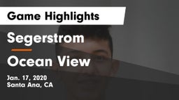 Segerstrom  vs Ocean View  Game Highlights - Jan. 17, 2020