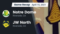 Recap: Notre Dame  vs. JW North  2021