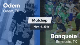 Matchup: Odem  vs. Banquete  2016