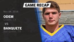 Recap: Odem  vs. Banquete  2016