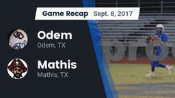 Recap: Odem  vs. Mathis  2017