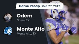 Recap: Odem  vs. Monte Alto  2017