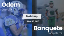 Matchup: Odem  vs. Banquete  2017
