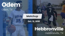 Matchup: Odem  vs. Hebbronville  2018