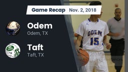 Recap: Odem  vs. Taft  2018