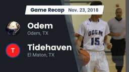 Recap: Odem  vs. Tidehaven  2018