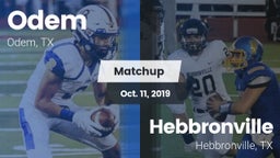 Matchup: Odem  vs. Hebbronville  2019