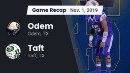 Recap: Odem  vs. Taft  2019