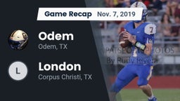 Recap: Odem  vs. London  2019