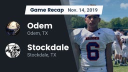 Recap: Odem  vs. Stockdale  2019