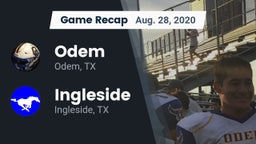 Recap: Odem  vs. Ingleside  2020