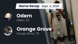 Recap: Odem  vs. Orange Grove  2020