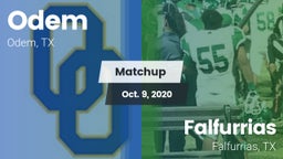 Matchup: Odem  vs. Falfurrias  2020