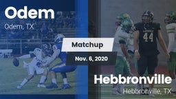 Matchup: Odem  vs. Hebbronville  2020