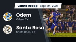 Recap: Odem  vs. Santa Rosa  2021