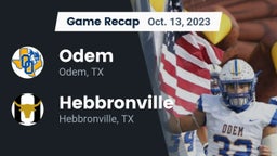 Recap: Odem  vs. Hebbronville  2023