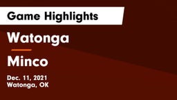 Watonga  vs Minco  Game Highlights - Dec. 11, 2021