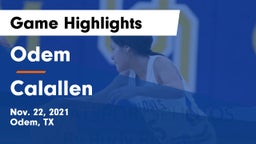 Odem  vs Calallen  Game Highlights - Nov. 22, 2021