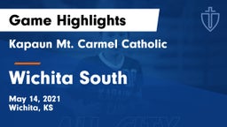 Kapaun Mt. Carmel Catholic  vs Wichita South  Game Highlights - May 14, 2021