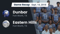 Recap: Dunbar  vs. Eastern Hills  2018