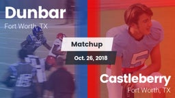 Matchup: Dunbar  vs. Castleberry  2018
