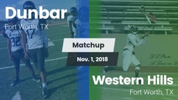 Matchup: Dunbar  vs. Western Hills  2018