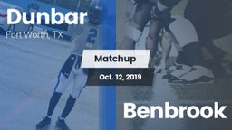 Matchup: Dunbar  vs. Benbrook 2019