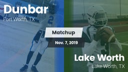 Matchup: Dunbar  vs. Lake Worth  2019