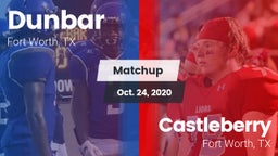 Matchup: Dunbar  vs. Castleberry  2020