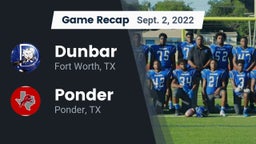 Recap: Dunbar  vs. Ponder  2022