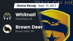 Recap: Whitnall  vs. Brown Deer  2017