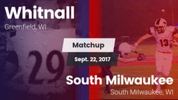 Matchup: Whitnall  vs. South Milwaukee  2017