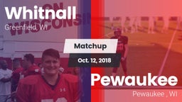 Matchup: Whitnall  vs. Pewaukee  2018