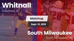 Matchup: Whitnall  vs. South Milwaukee  2019