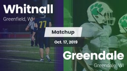 Matchup: Whitnall  vs. Greendale  2019