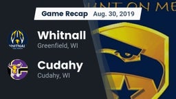 Recap: Whitnall  vs. Cudahy  2019