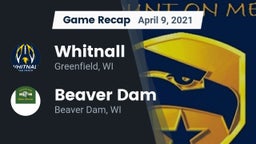 Recap: Whitnall  vs. Beaver Dam  2021
