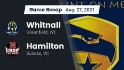 Recap: Whitnall  vs. Hamilton  2021