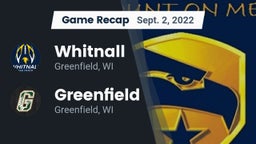Recap: Whitnall  vs. Greenfield  2022