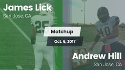 Matchup: Lick vs. Andrew Hill  2017