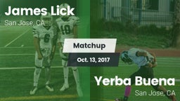 Matchup: Lick vs. Yerba Buena  2017
