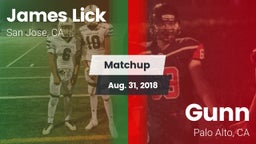 Matchup: Lick vs. Gunn  2018