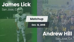 Matchup: Lick vs. Andrew Hill  2018