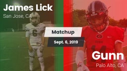 Matchup: Lick vs. Gunn  2019