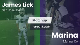 Matchup: Lick vs. Marina  2019