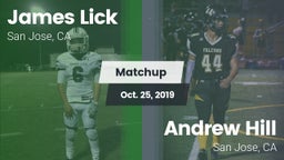 Matchup: Lick vs. Andrew Hill  2019