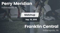 Matchup: Perry Meridian High vs. Franklin Central  2016